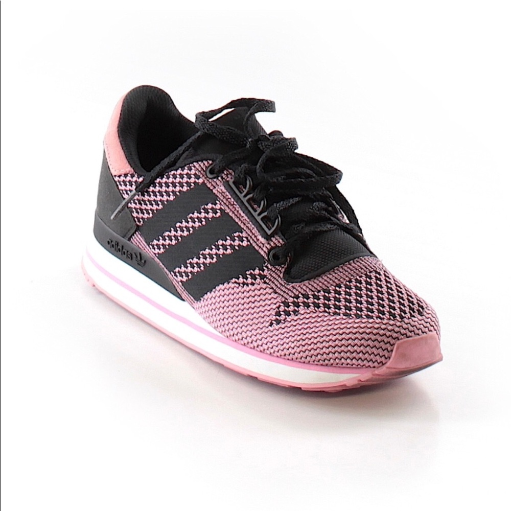 💕EUC💕 Adidas Pink w/ Black Stripe Sneakers